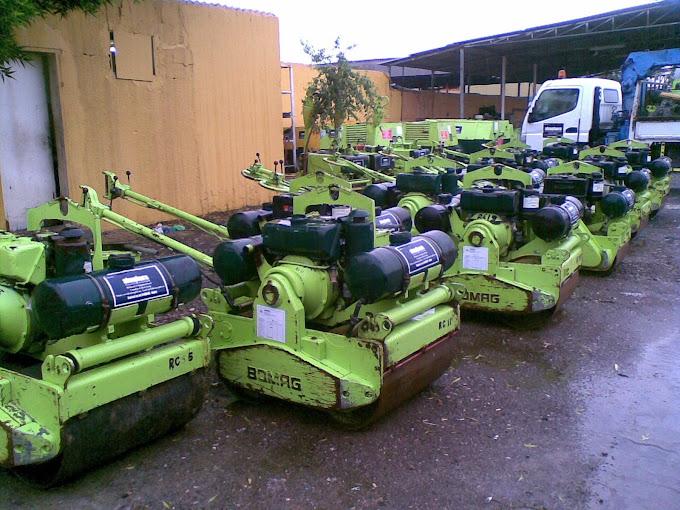 Ads Double Drum Hand Roller BOMAG 1 ton