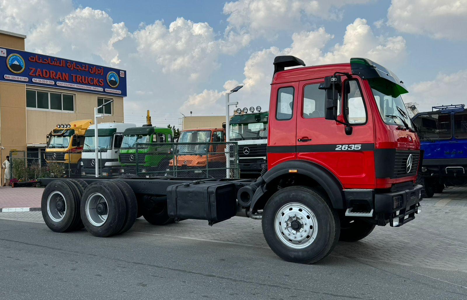 Ads MERCEDES BENZ 2635 CAB CHASSIS TRUCK (6X4).