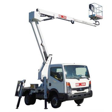 Ads Truck Mounted Manlift/Bucket Crane 20 Mtr to 40 Mt