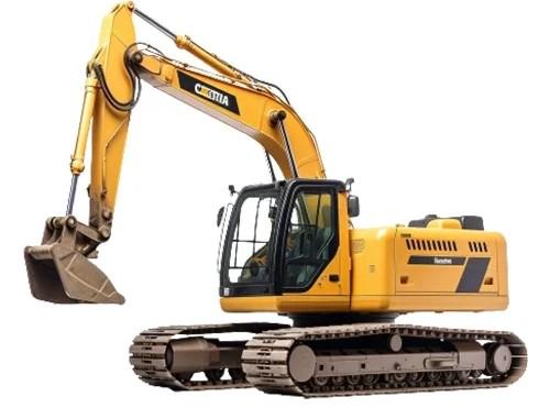 Ads Excavator With Digger