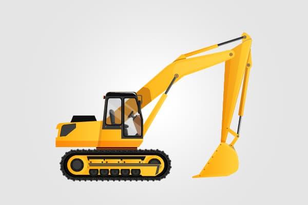 Ads Mini crawler Excavator with Bucket and hammer