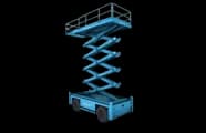 Scissor Lift 6 to 18 Meters Available for rent